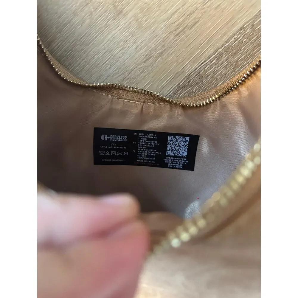 4th & Reckless Una Faux Suede Crescent Bags